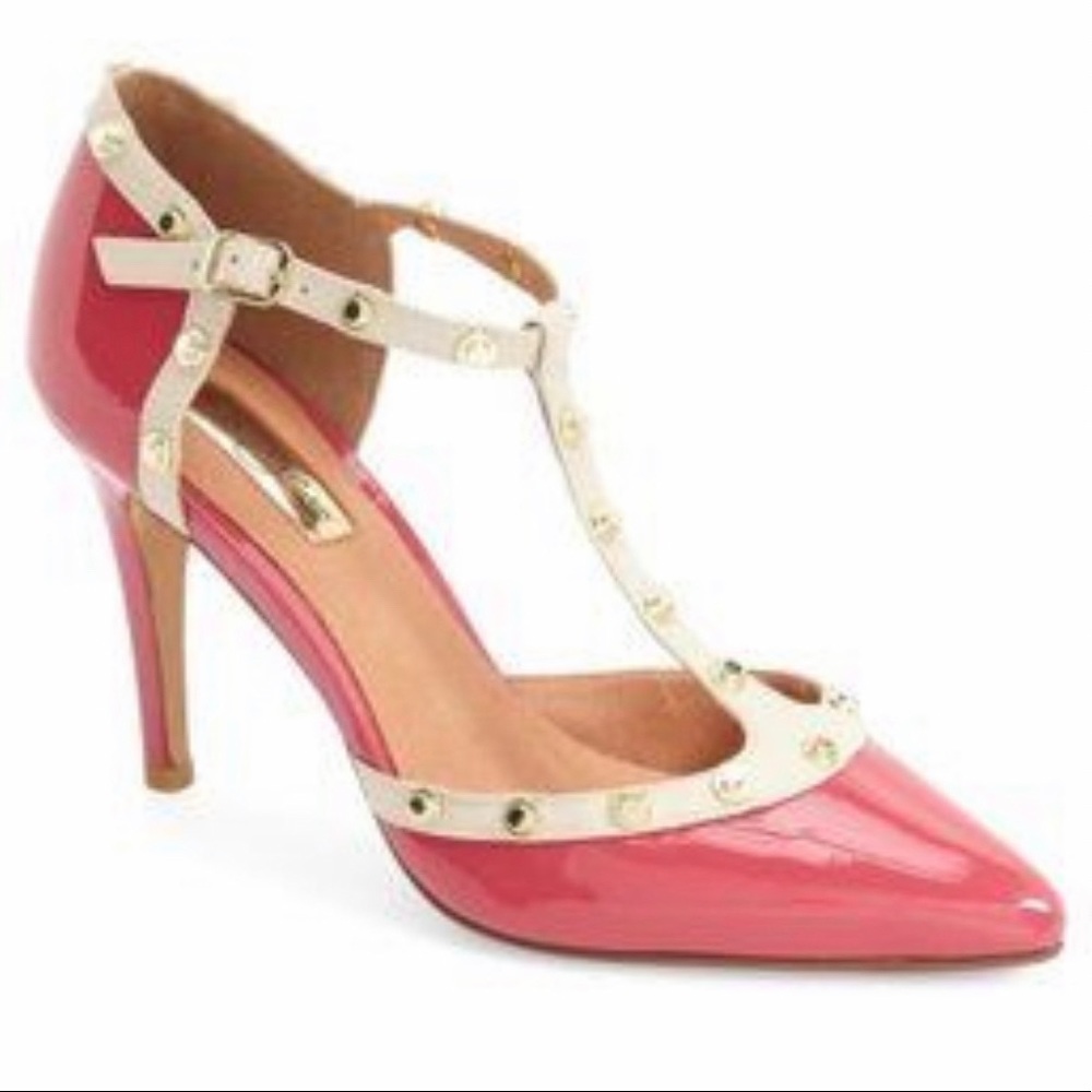 Halogen Women’s Shoes | Hamartine Halogen Fuchsia Patent Point Toe Heels Sz. 5.5